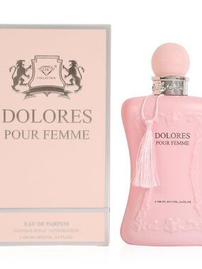 Dolores Pour Femme Pink Eau de Parfum Bottle
